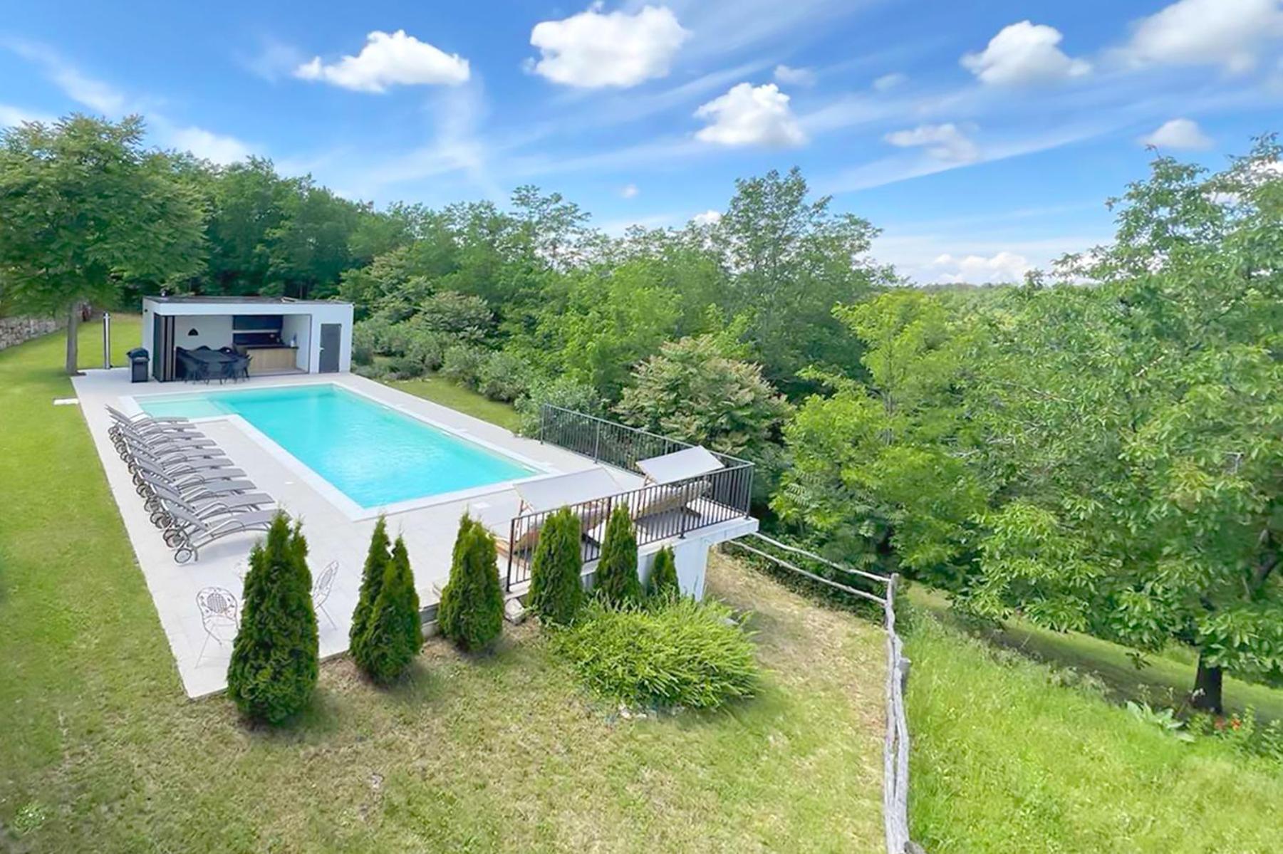 Villas Martincici With Large Pool Grožnjan Zewnętrze zdjęcie